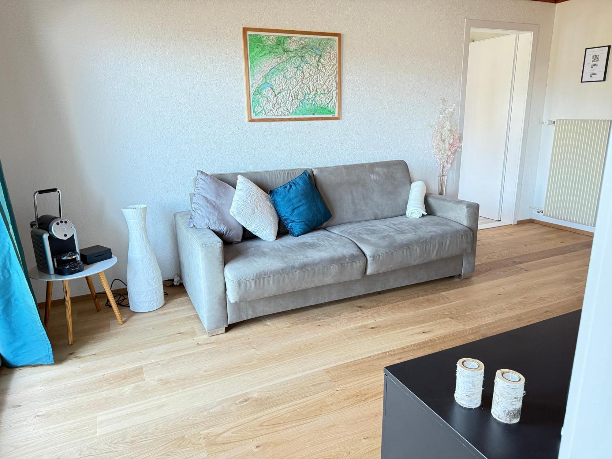 Eva'S Seeblick Krattigen Habitación foto
